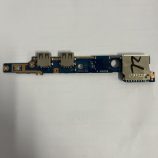 Samsung NP530U4E dviejų USB lizdų ir kortelių skaitytuvo plokštė