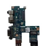 Dell Latitude E5540 USB AUDIO VGA LAN jungčių plokštė LS-A101P baltame fone
