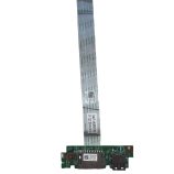 Dell Inspiron 3542 USB SD kortelių skaitytuvo plokštė su šleifu baltame fone