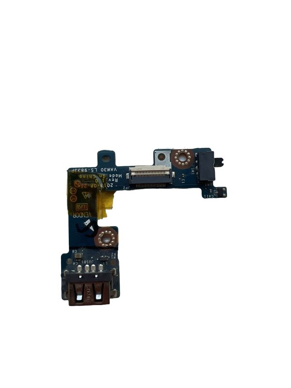 Dell Latitude E5440 USB jungties plokštė LS-9833P – baltame fone Dell Latitude E5440 USB jungties plokštė LS-9833P baltame fone