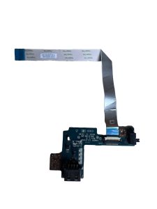 Dell Latitude E5540 USB jungties plokštė LS-A102P su šleifu – baltame fone Dell Latitude E5540 USB jungties plokštė LS-A102P su šleifu baltame fone