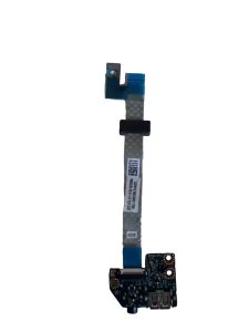 Dell Latitude E5530 USB AUDIO jungčių plokštė su šleifu – baltame fone Dell Latitude E5530 USB AUDIO jungčių plokštė su šleifu baltame fone