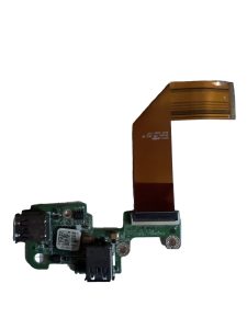 Dell USB jungčių plokštė su šleifu DA0AM6TB8D0 baltame fone