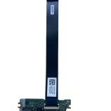 Dell Inspiron 3565 3567 USB AUDIO jungčių plokštė su šleifu baltame fone
