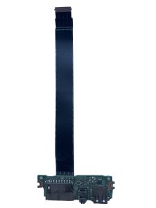 Dell Inspiron 3565 3567 USB AUDIO jungčių plokštė su šleifu – baltame fone Dell Inspiron 3565 3567 USB AUDIO jungčių plokštė su šleifu baltame fone