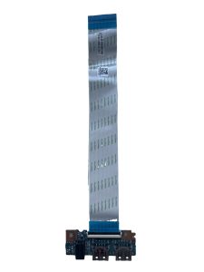 Dell Inspiron 5551 USB AUDIO jungčių plokštė su šleifu baltame fone