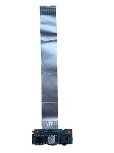 Dell Inspiron 5551 USB AUDIO jungčių plokštė su šleifu – baltame fone Dell Inspiron 5551 USB AUDIO jungčių plokštė su šleifu baltame fone