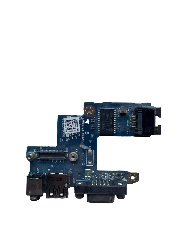 Dell Latitude E5440 USB AUDIO VGA jungčių plokštė LS-9832P – baltame fone Dell Latitude E5440 USB AUDIO VGA jungčių plokštė LS-9832P baltame fone