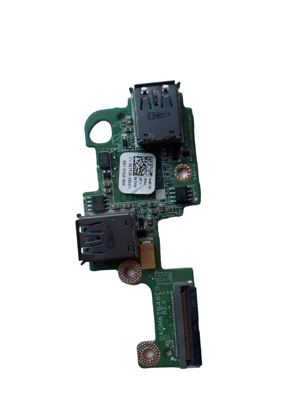 Dell XPS 15 L501X USB jungčių plokštė – baltame fone Dell XPS 15 L501X USB jungčių plokštė baltame fone
