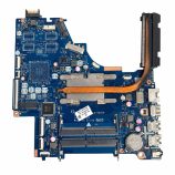 HP 15-bs pagrindinė plokštė LA-E801P – naudota, veikianti baltame fone