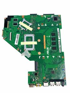 ASUS X552E pagrindinė plokštė – naudota, veikianti – baltame fone ASUS X552E pagrindinė plokštė – naudota, veikianti baltame fone