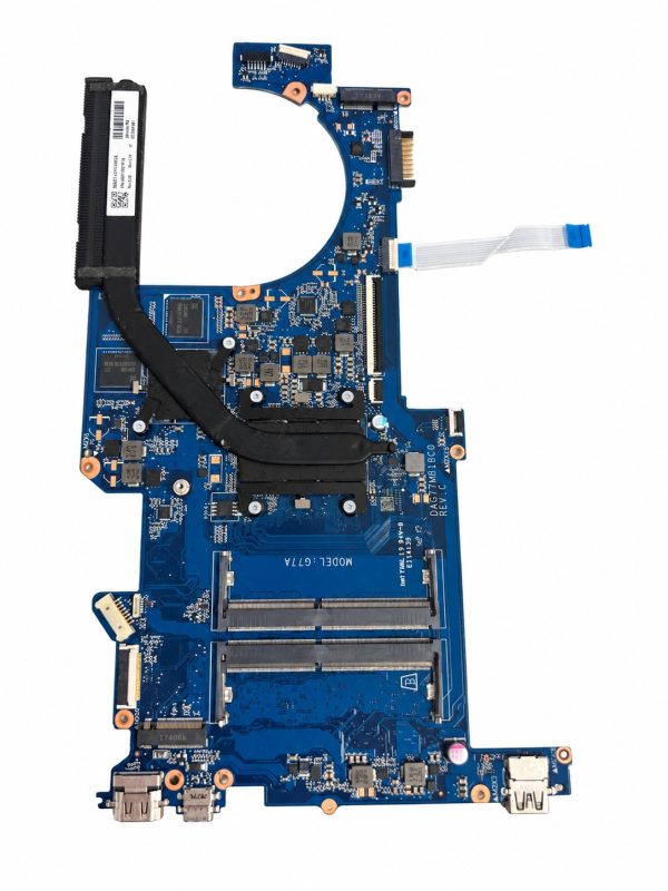 HP Pavilion 15-ck pagrindinė plokštė – naudota, veikianti baltame fone