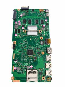 ASUS X540S pagrindinė plokštė – naudota, veikianti – baltame fone ASUS X540S pagrindinė plokštė – naudota, veikianti baltame fone