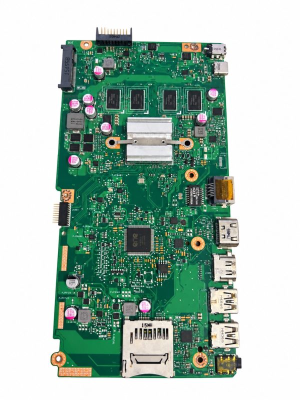 ASUS X540S pagrindinė plokštė – naudota, veikianti – baltame fone ASUS X540S pagrindinė plokštė – naudota, veikianti baltame fone