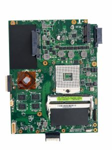 ASUS K52J pagrindinė plokštė – naudota, veikianti baltame fone