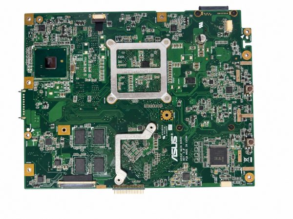 ASUS K52J pagrindinė plokštė – naudota, veikianti – baltame fone ASUS K52J pagrindinė plokštė – naudota, veikianti baltame fone