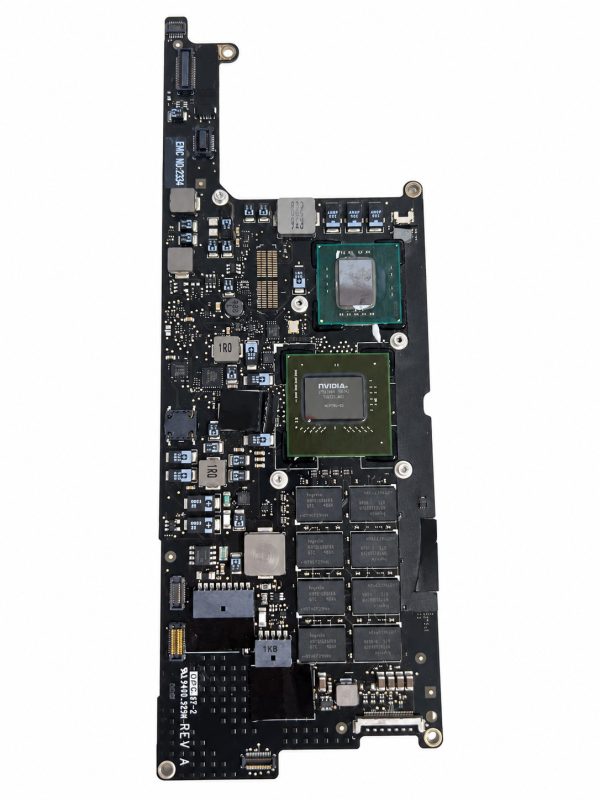 Apple MacBook Air A1304 pagrindinė plokštė – naudota, veikianti baltame fone