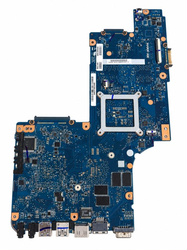 Toshiba Satellite C55-A pagrindinė plokštė – naudota, veikianti, be procesoriaus baltame fone