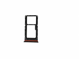 Xiaomi Redmi 12 4G SIM ir microSD kortelių dėklas, juodas baltame fone