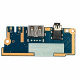 Acer Aspire SF514-54T USB ir 3,5 mm audio lizdų plokštė baltame fone