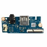 Acer Aspire SF514-54T USB ir 3,5 mm audio lizdų plokštė baltame fone